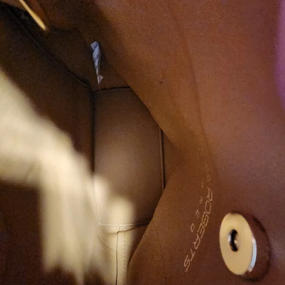 Sondra Roberts Gold and Black Snake Print Crossbody Bag - Picture 4 of 5